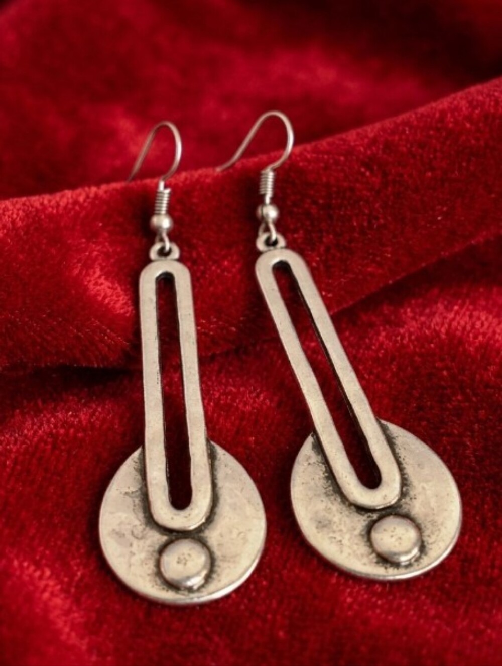 Silver-Tone Drop Earrings  Jewelry